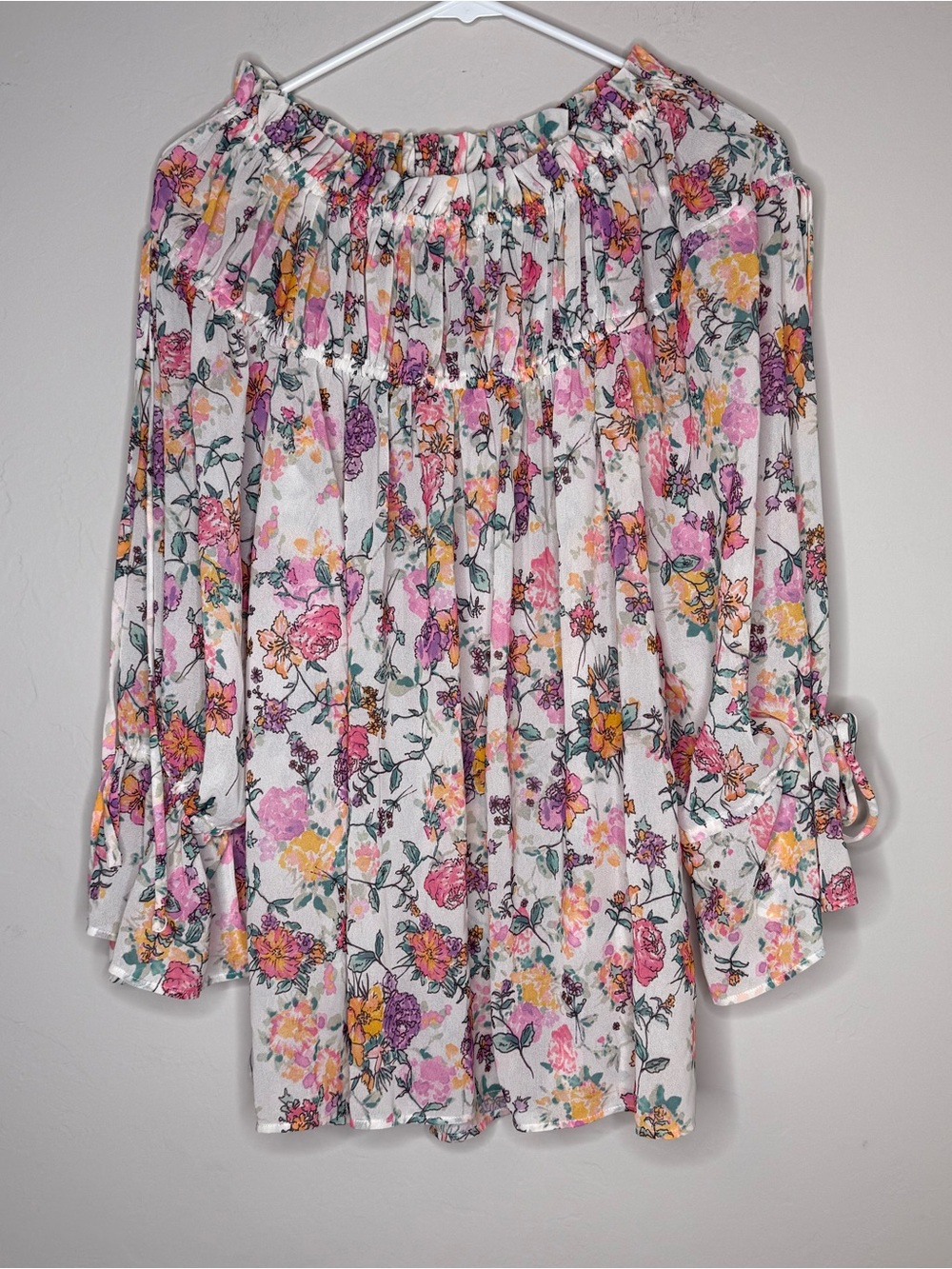 Revolve Tularosa Brogan off the shoulder Mini Dress Floral Size S NWT - Picture 6 of 6